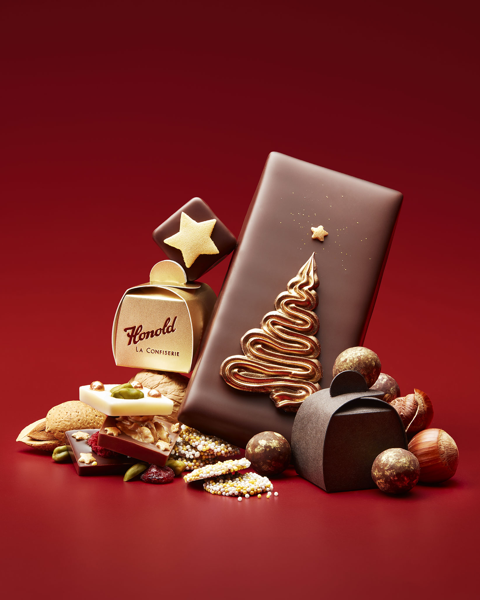 Weihnachtsschokolade zum anbeissen