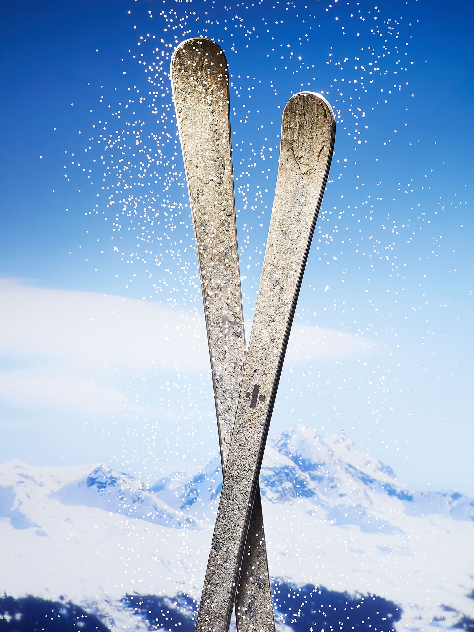 Zai Ski aus Schieferstein